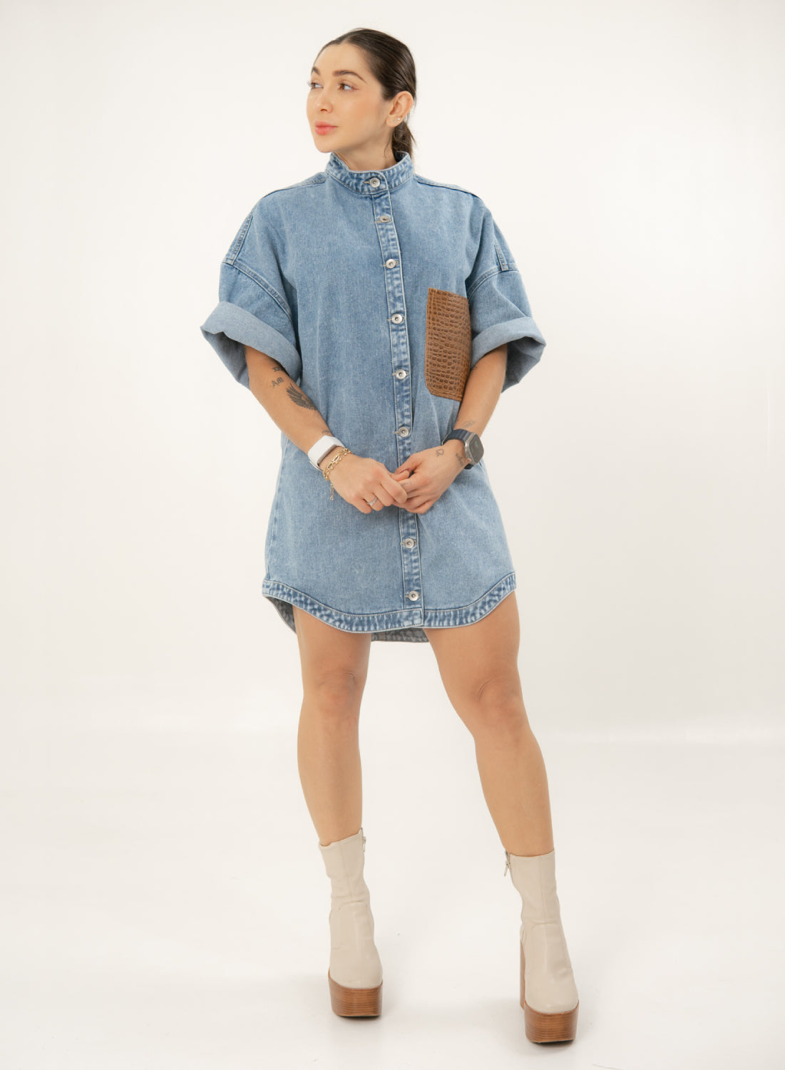 Women's Denim Mini Dress
