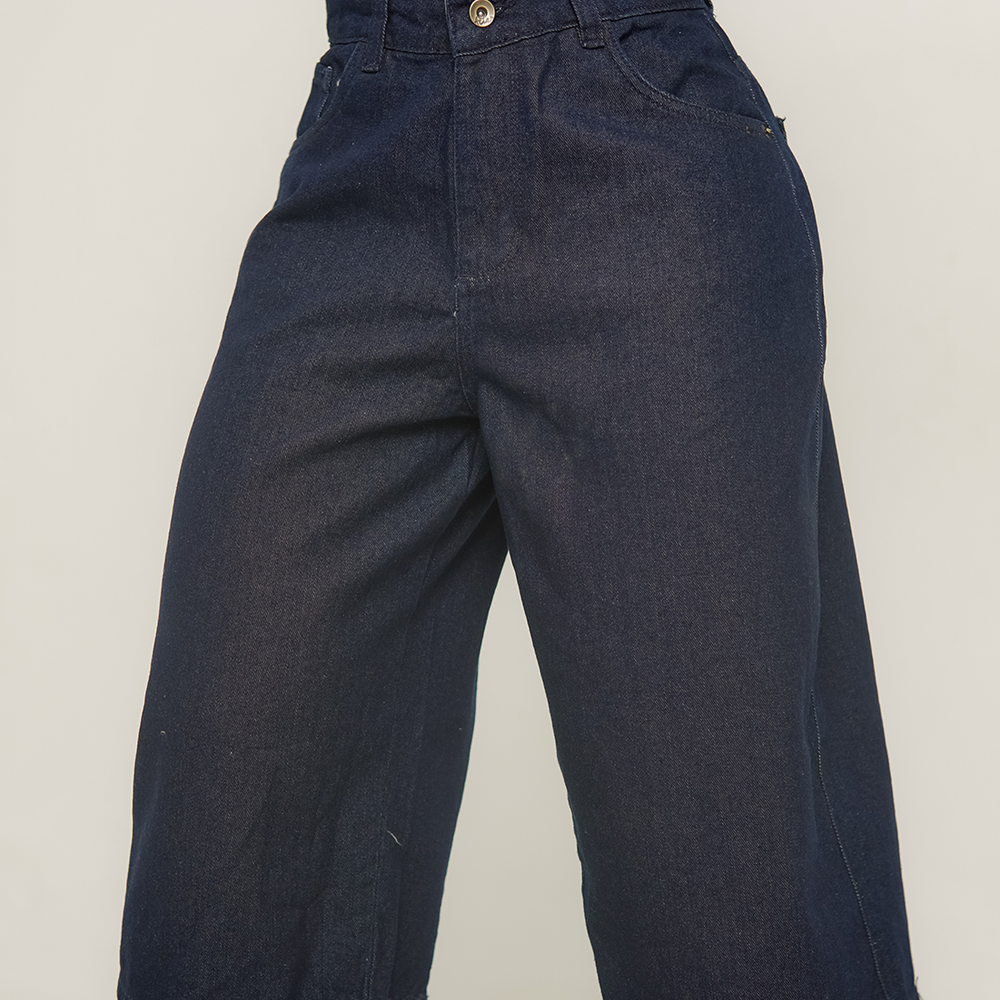 LONG DENIM JORTS