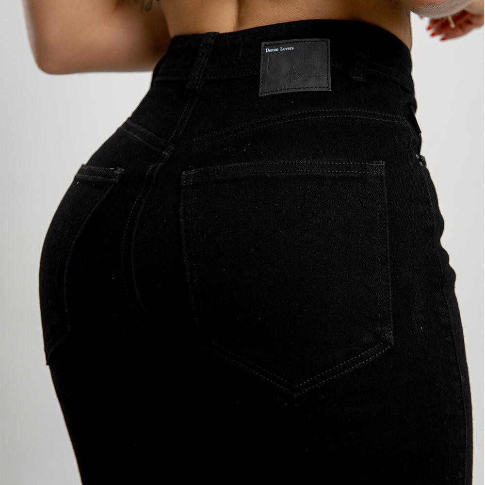 
                      
                        Black High Rise Mom Jeans
                      
                    