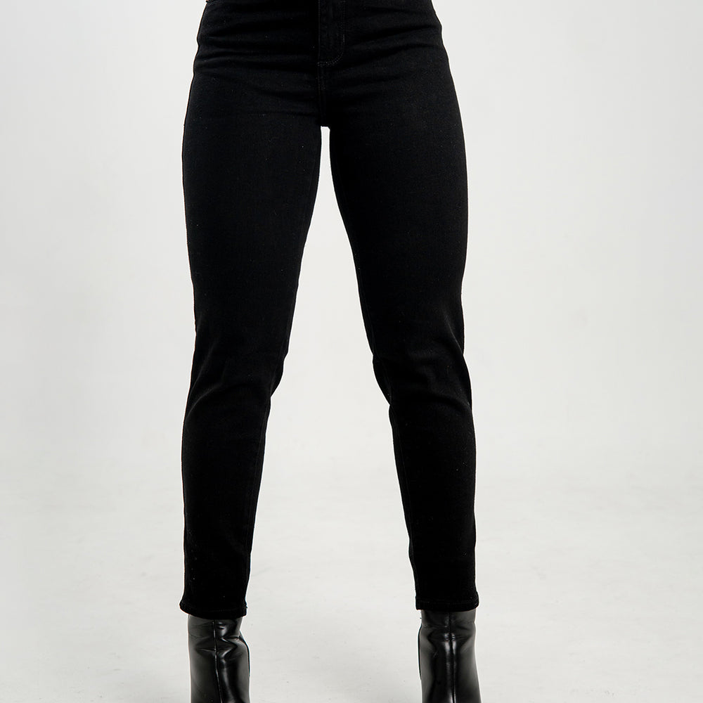 
                      
                        Black High Rise Mom Jeans
                      
                    