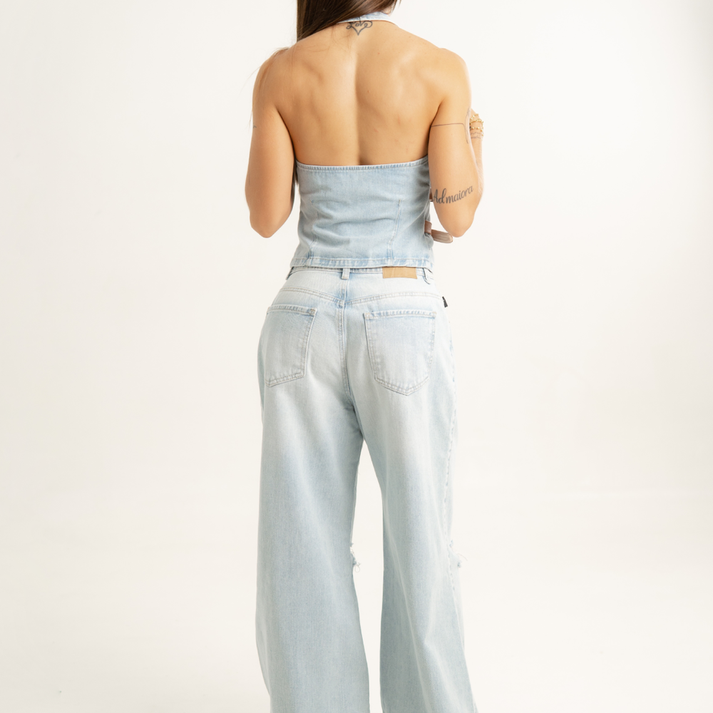 
                      
                         Low Rise Flare Jeans
                      
                    