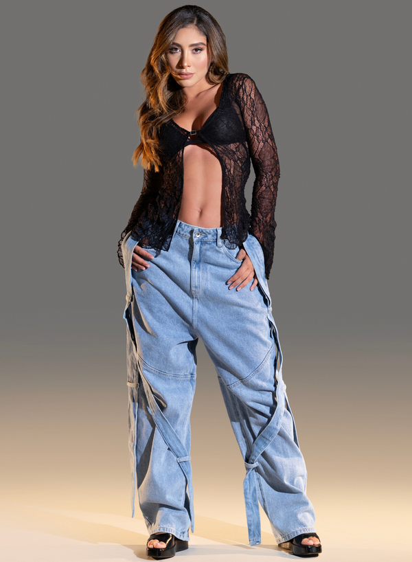 Women's Low Rise Straight Jeans AlIEN JEANS COLOMBIA