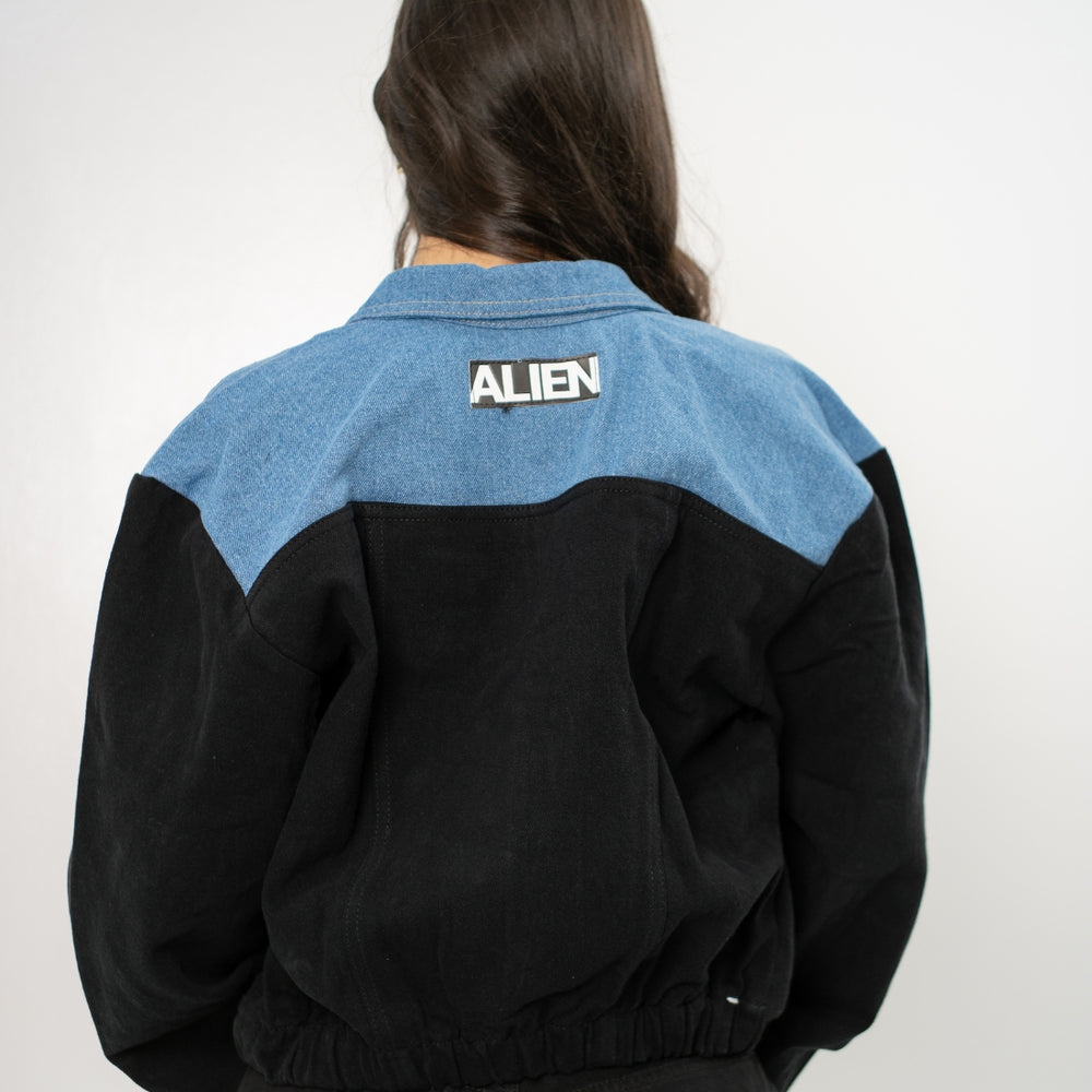 
                      
                        Soho - Women's Bomber Denim Jacket
                      
                    