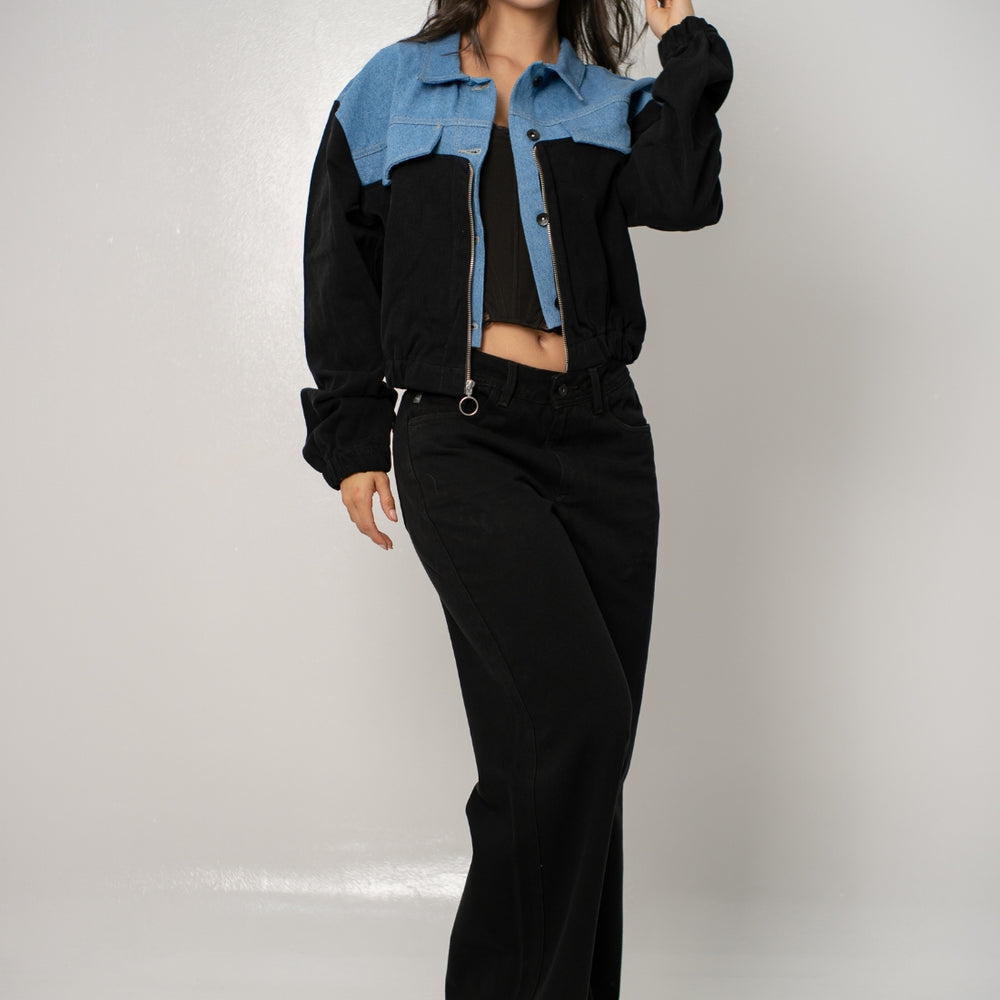 
                      
                        Soho - Women's Bomber Denim Jacket
                      
                    