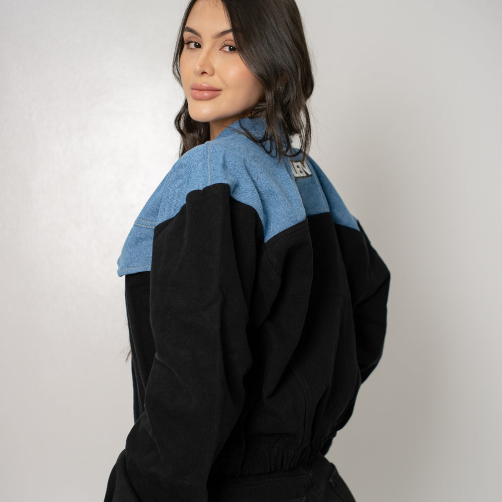 
                      
                        Soho - Women's Bomber Denim Jacket
                      
                    
