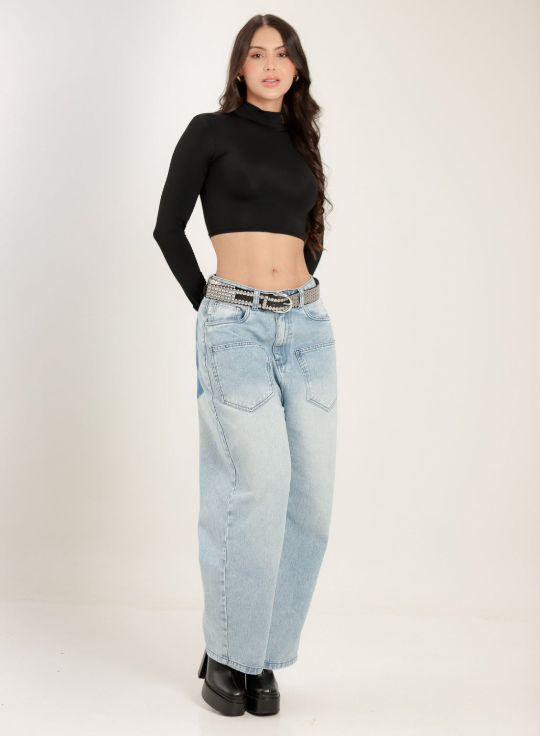 Women's Low Waist Barrel Jeans