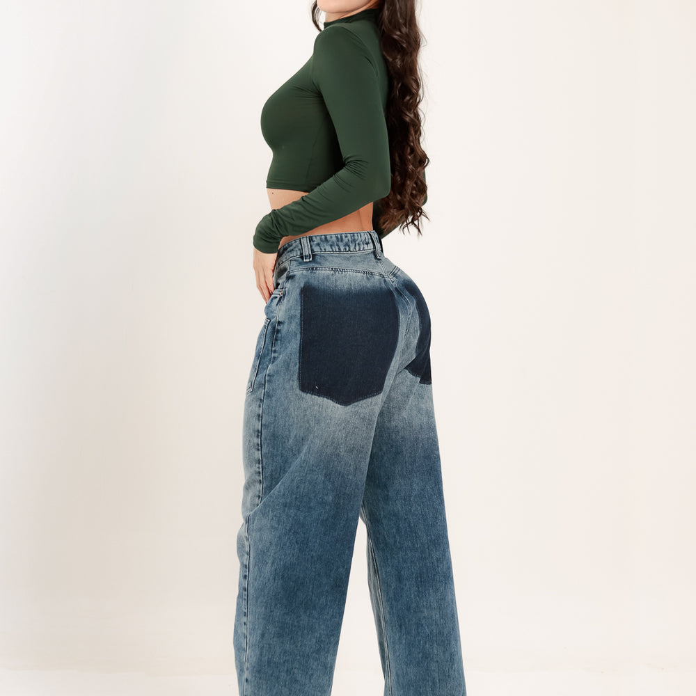 Women's Low Waist Barrel Jeans