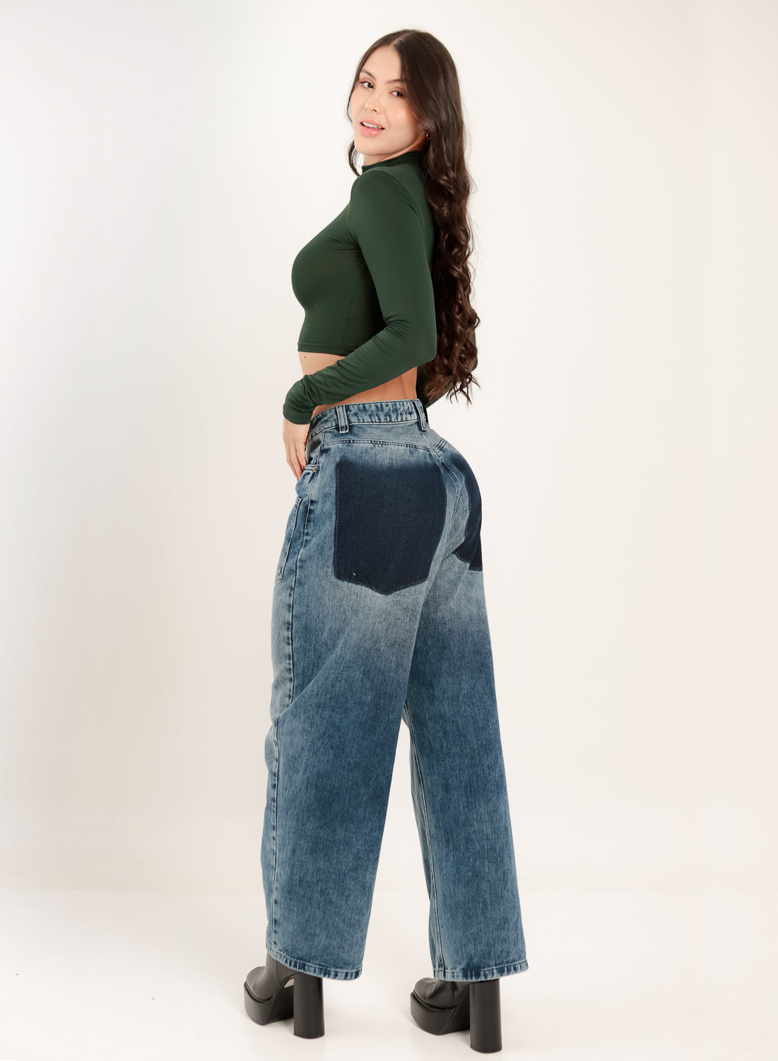 Women's Low Waist Barrel Jeans