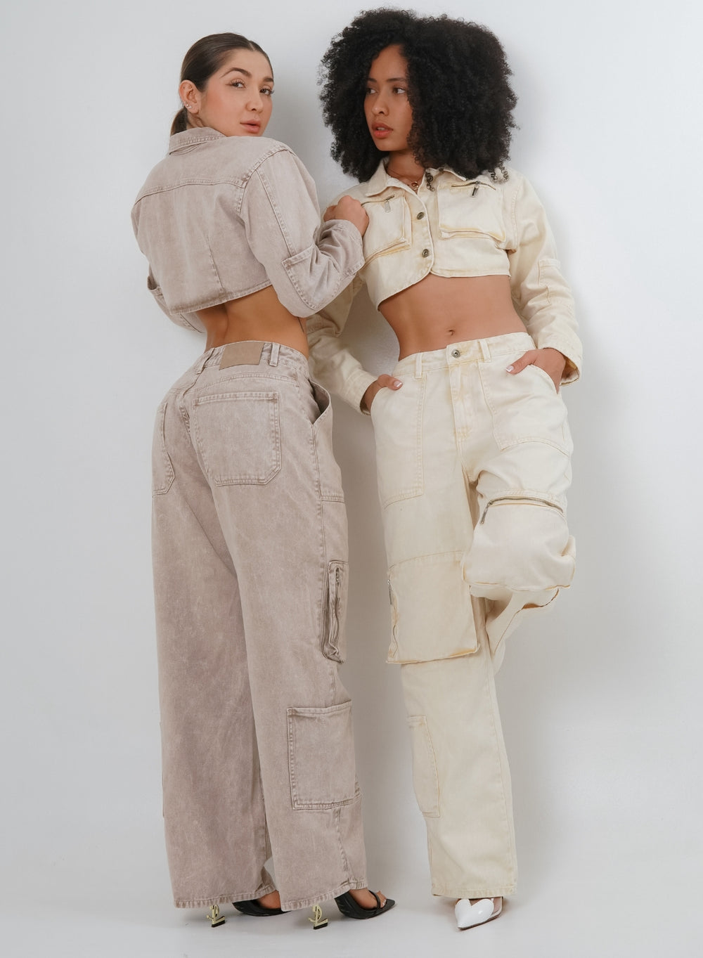 Women's Low Rise Cargo Alien Jeans