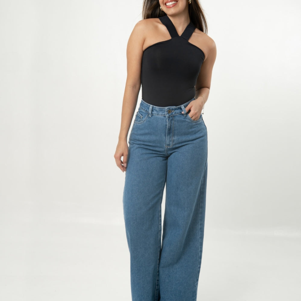 
                      
                         Women's Mid Rise Straight Jeans
                      
                    