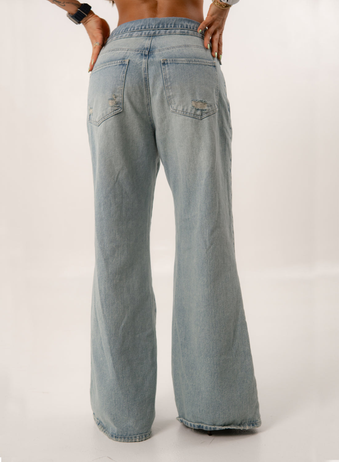 Terrance - Women's Low Rise Wide Leg Jeans – Alien Jeans