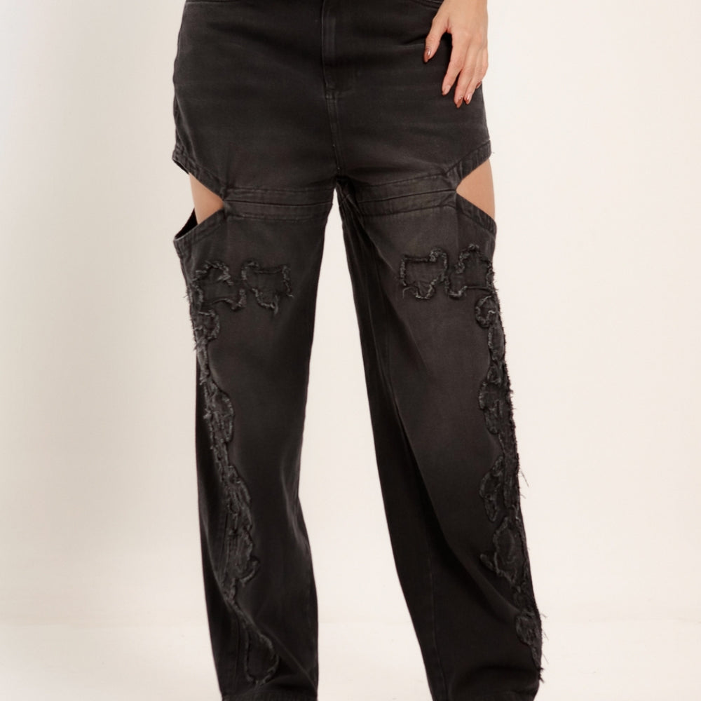 
                      
                        dark gray  Women's Low Waist Barrel Jeans
                      
                    