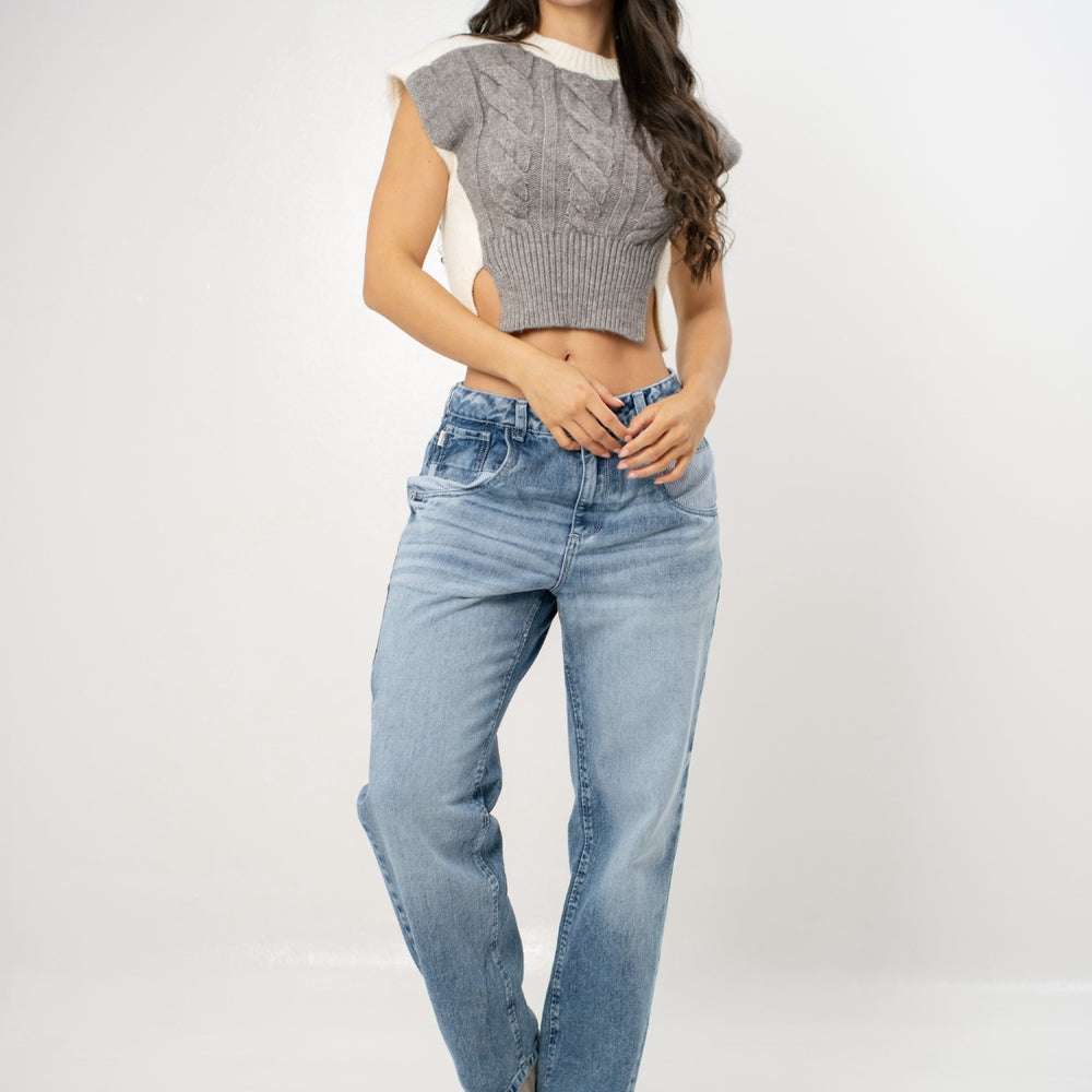  Women's Low Rise Straight Jeans
