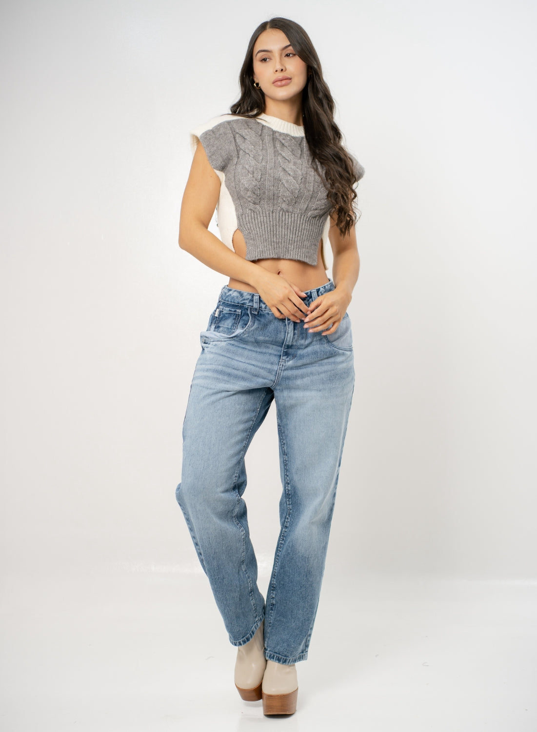  Women's Low Rise Straight Jeans