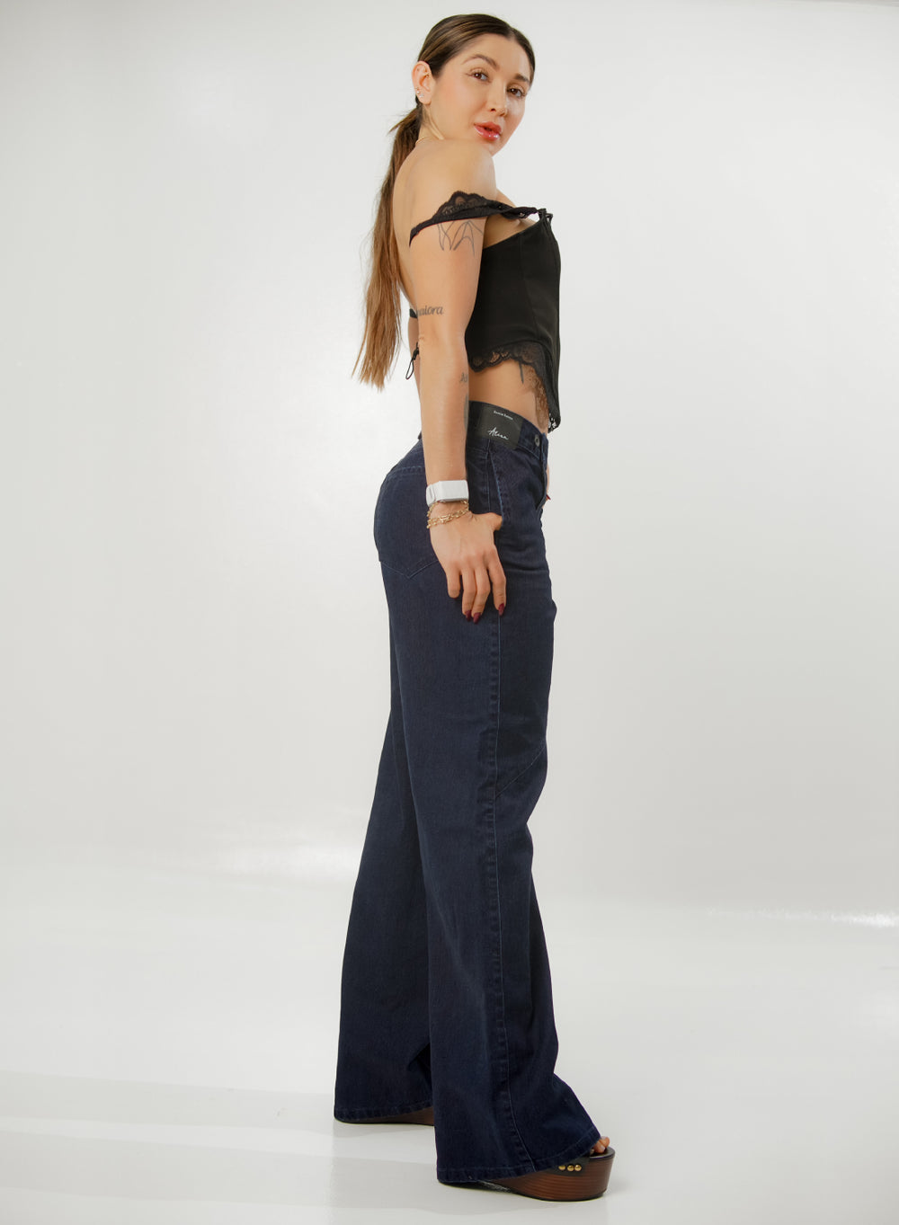 Women's  Low Rise Straight dARK bLUE Jeans