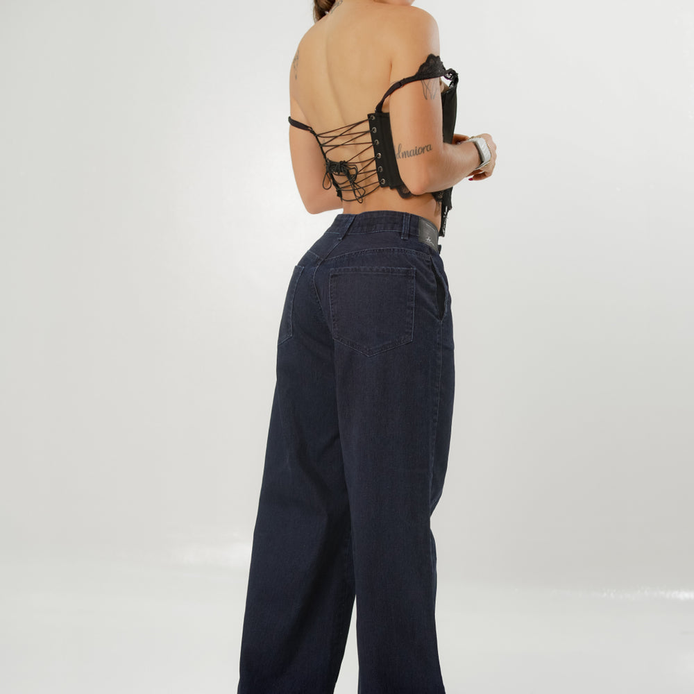 
                      
                        Women's  Low Rise Straight dARK bLUE Jeans
                      
                    