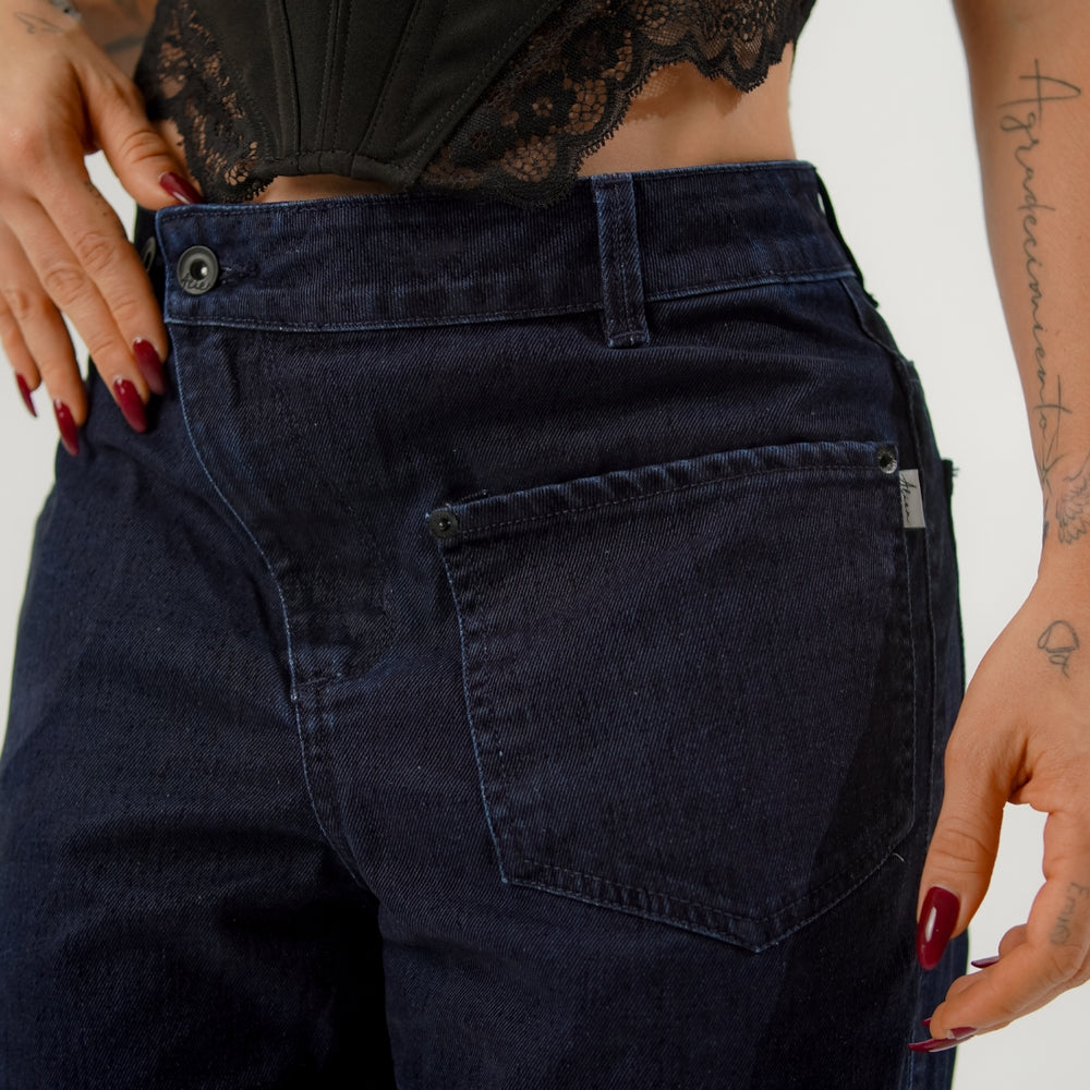 
                      
                        Women's  Low Rise Straight dARK bLUE Jeans
                      
                    