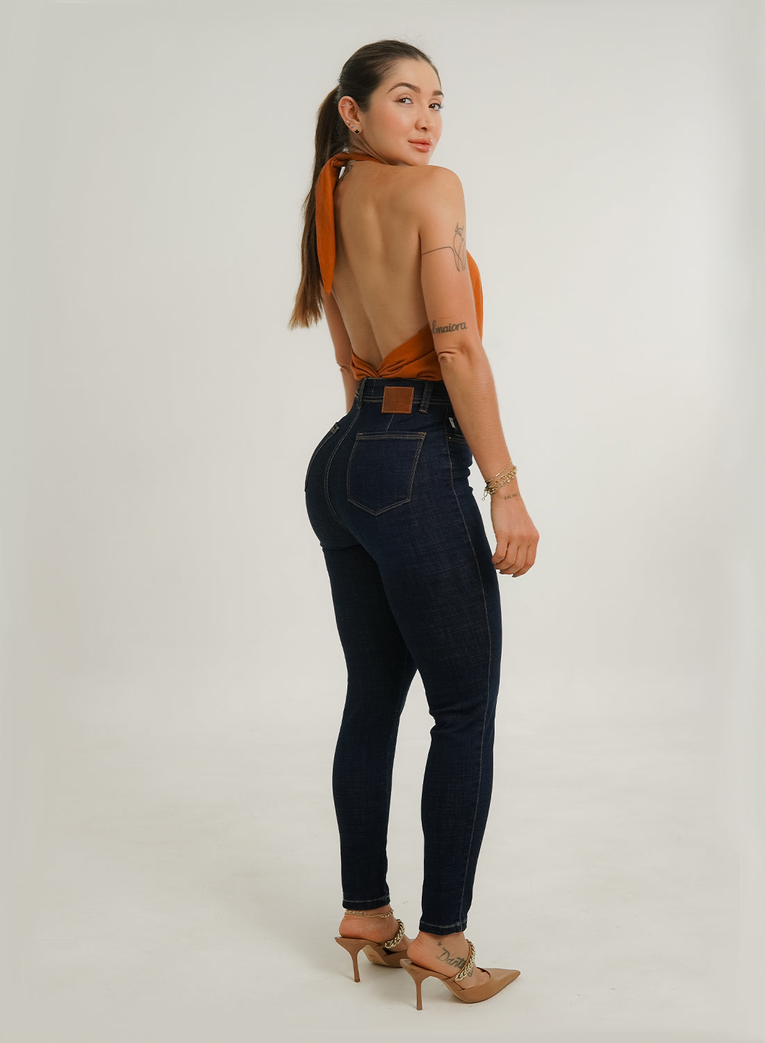 High Rise Skinny Jeans