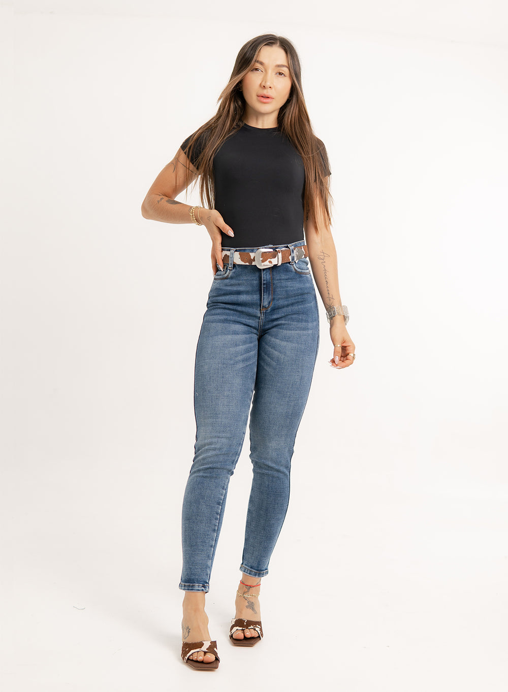 High Rise Skinny Jeans