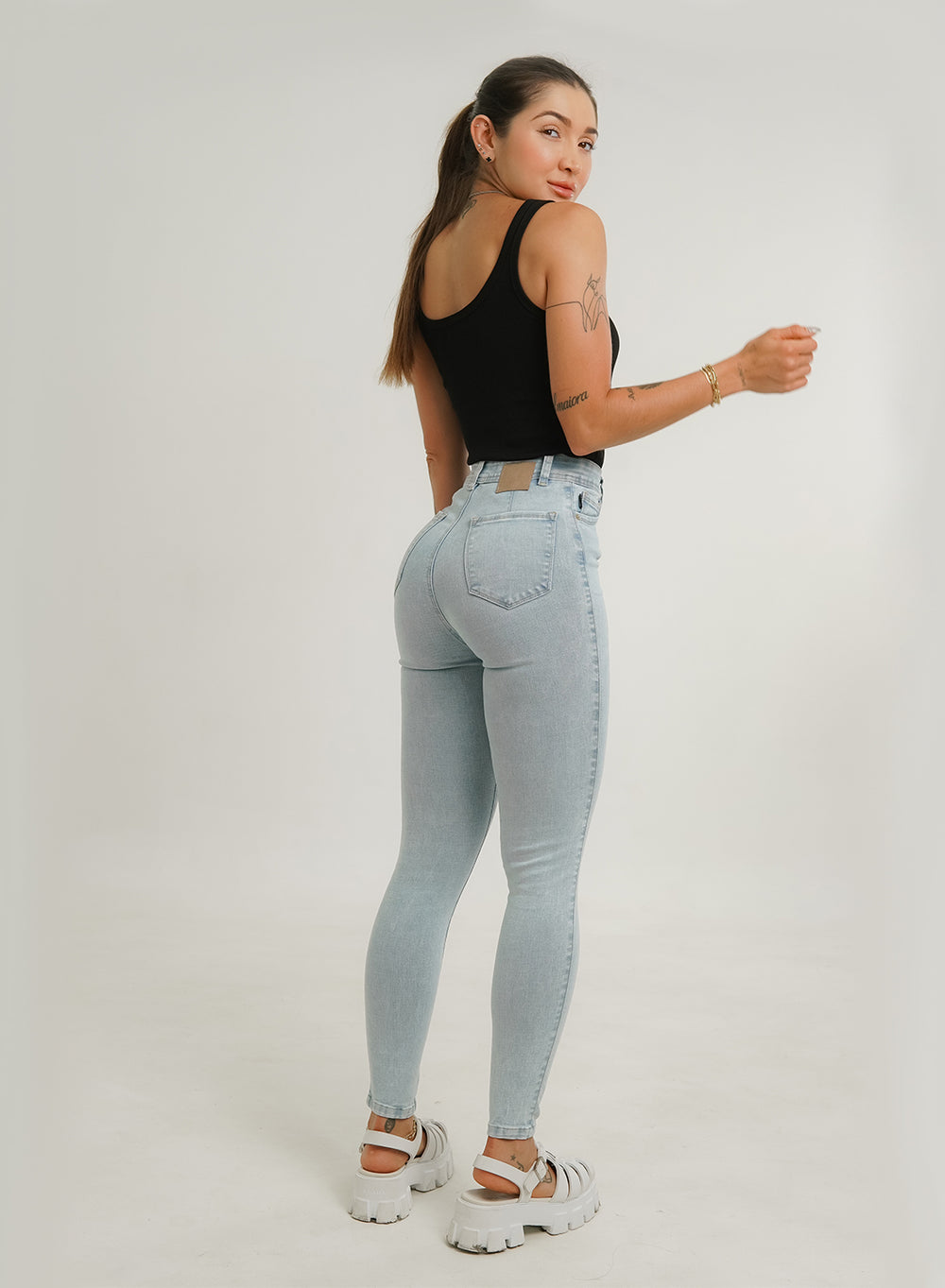 High Rise Skinny Jeans