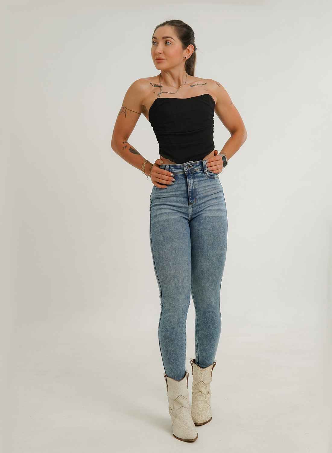 High Rise Skinny Jeans