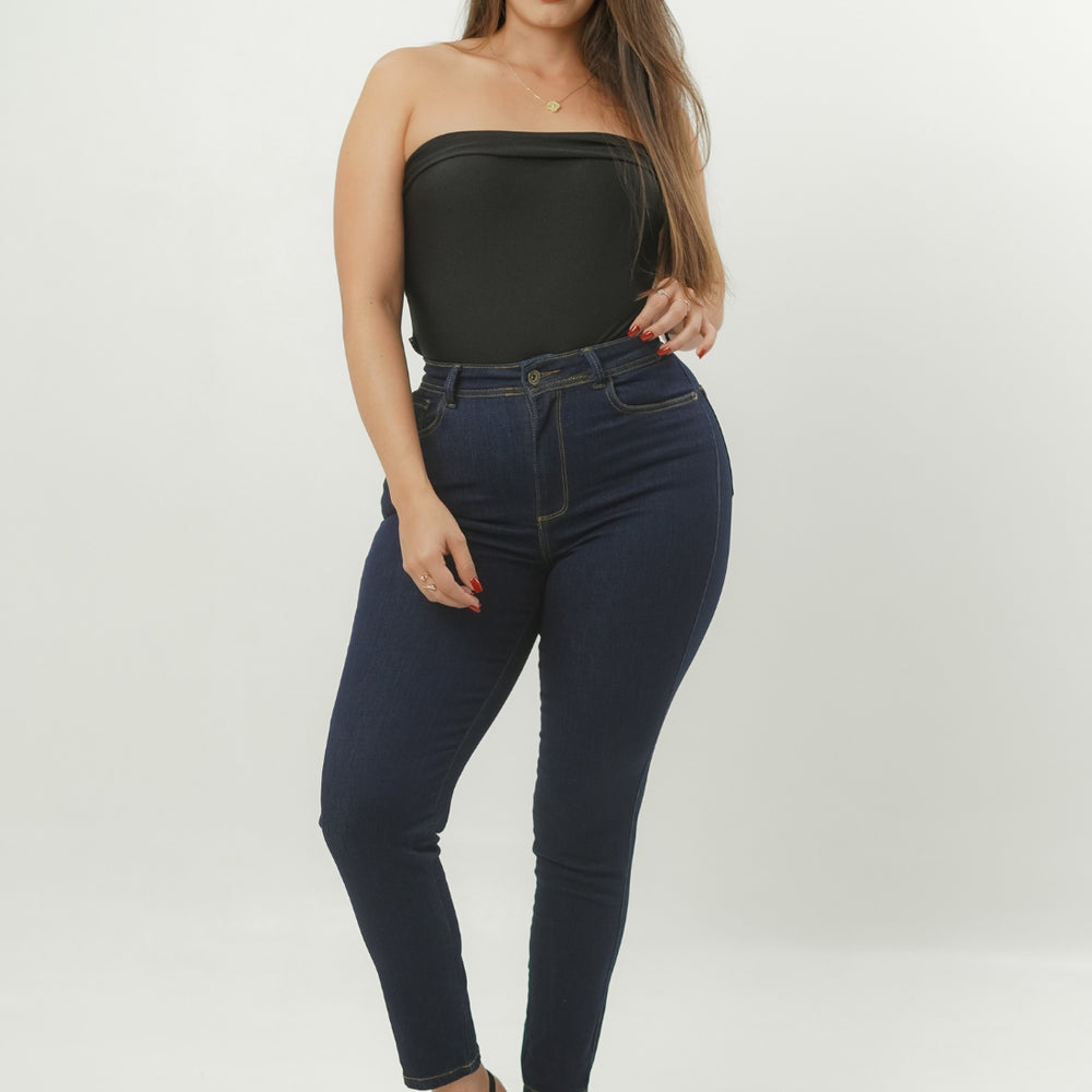 ONE SIZE SKINNY BLUE ALIEN JEANS
