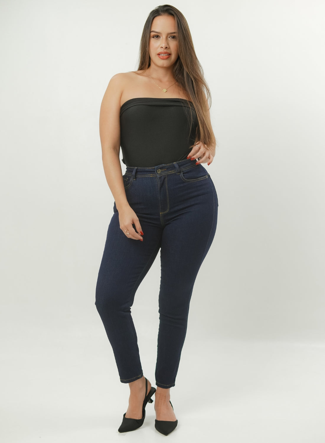 ONE SIZE SKINNY BLUE ALIEN JEANS