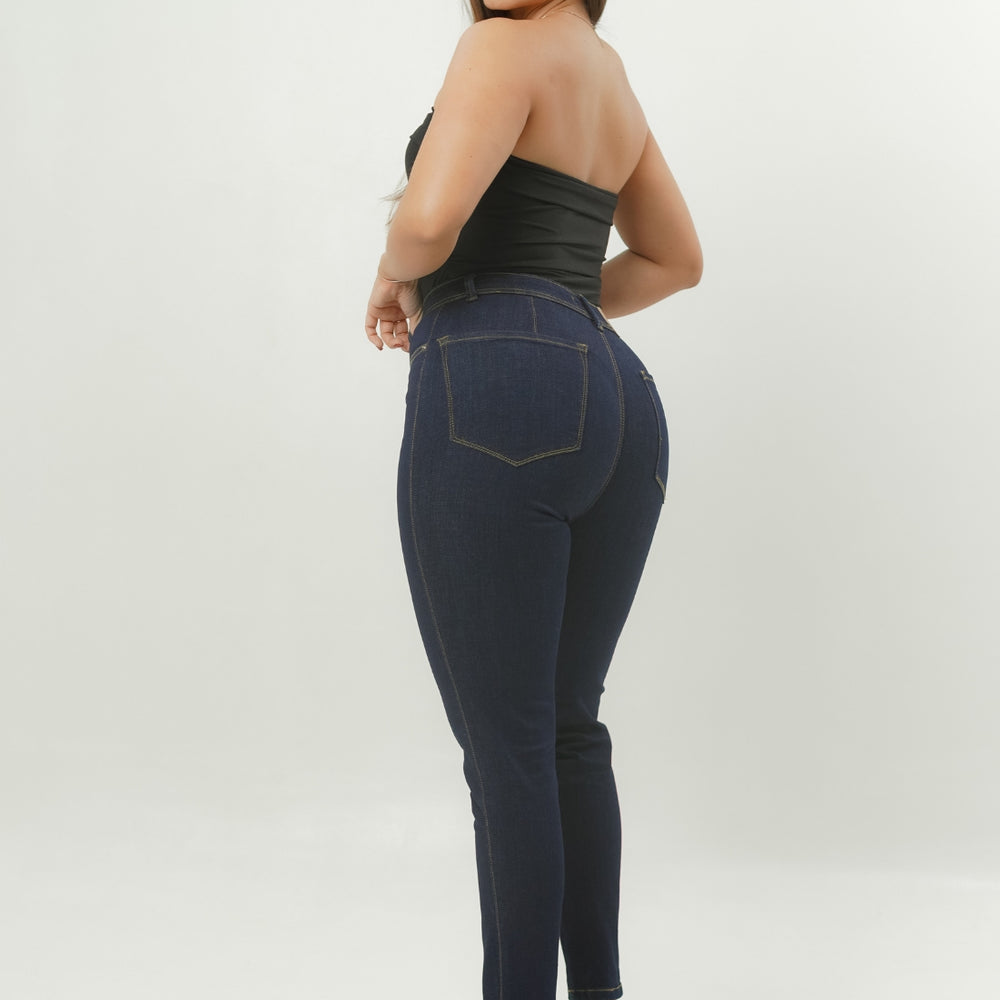 ONE SIZE SKINNY BLUE ALIEN JEANS