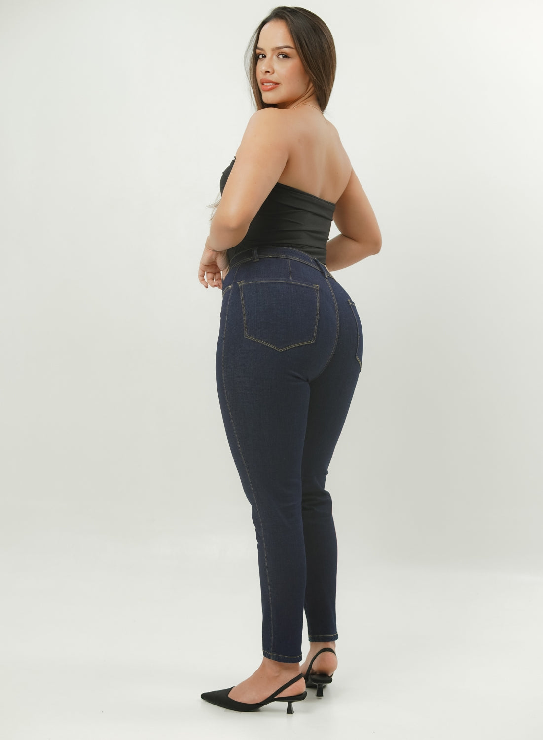ONE SIZE SKINNY BLUE ALIEN JEANS