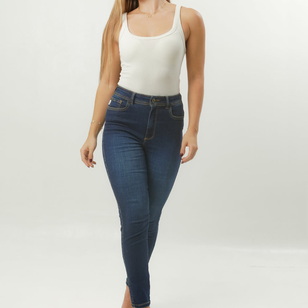 ONE SIZE SKINNY BLUE ALIEN JEANS