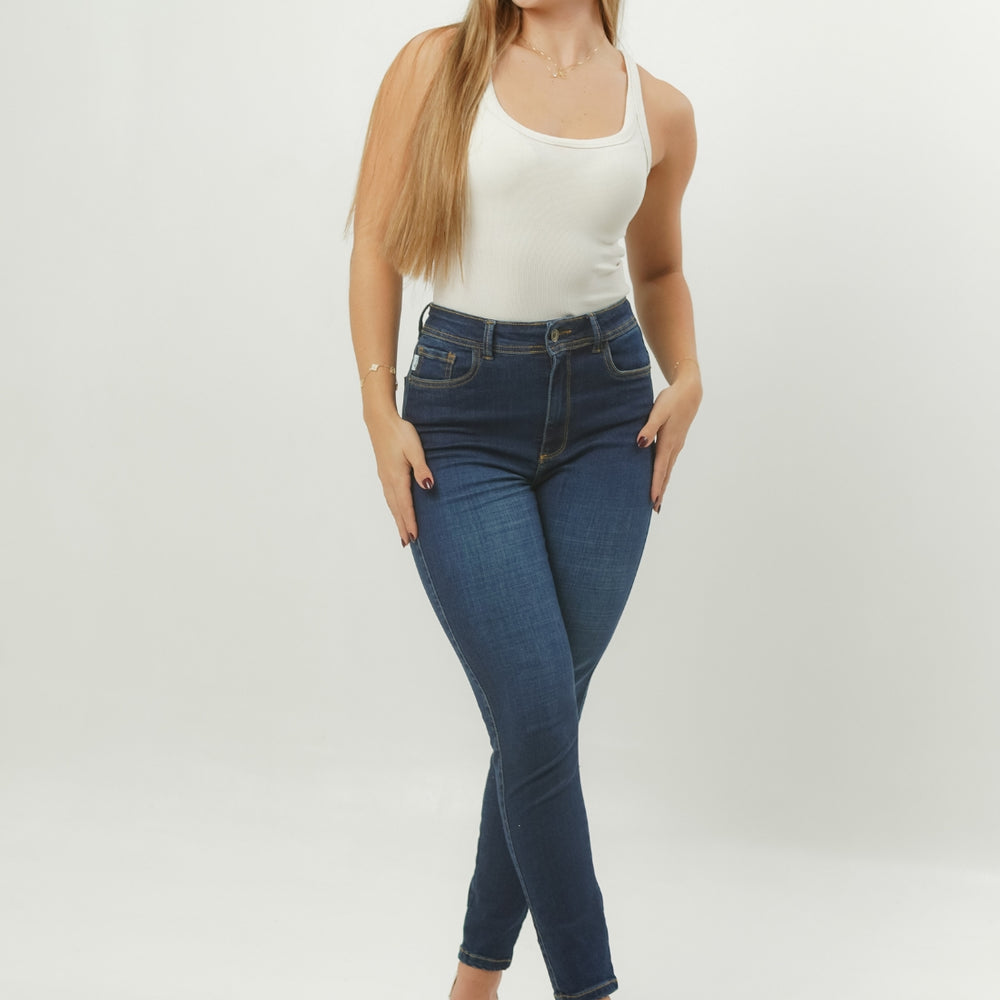 ONE SIZE SKINNY BLUE ALIEN JEANS
