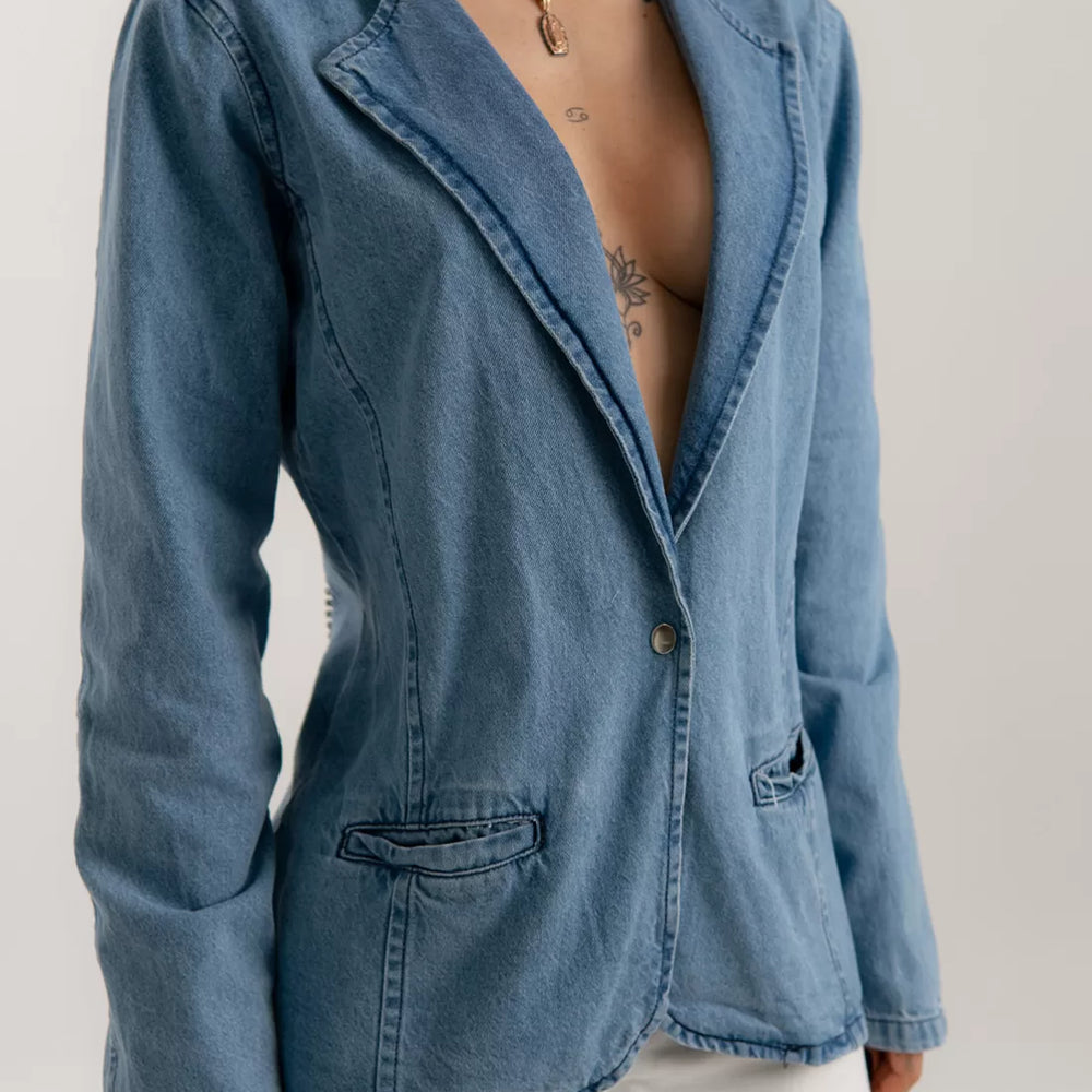 Women's Denim Blazer