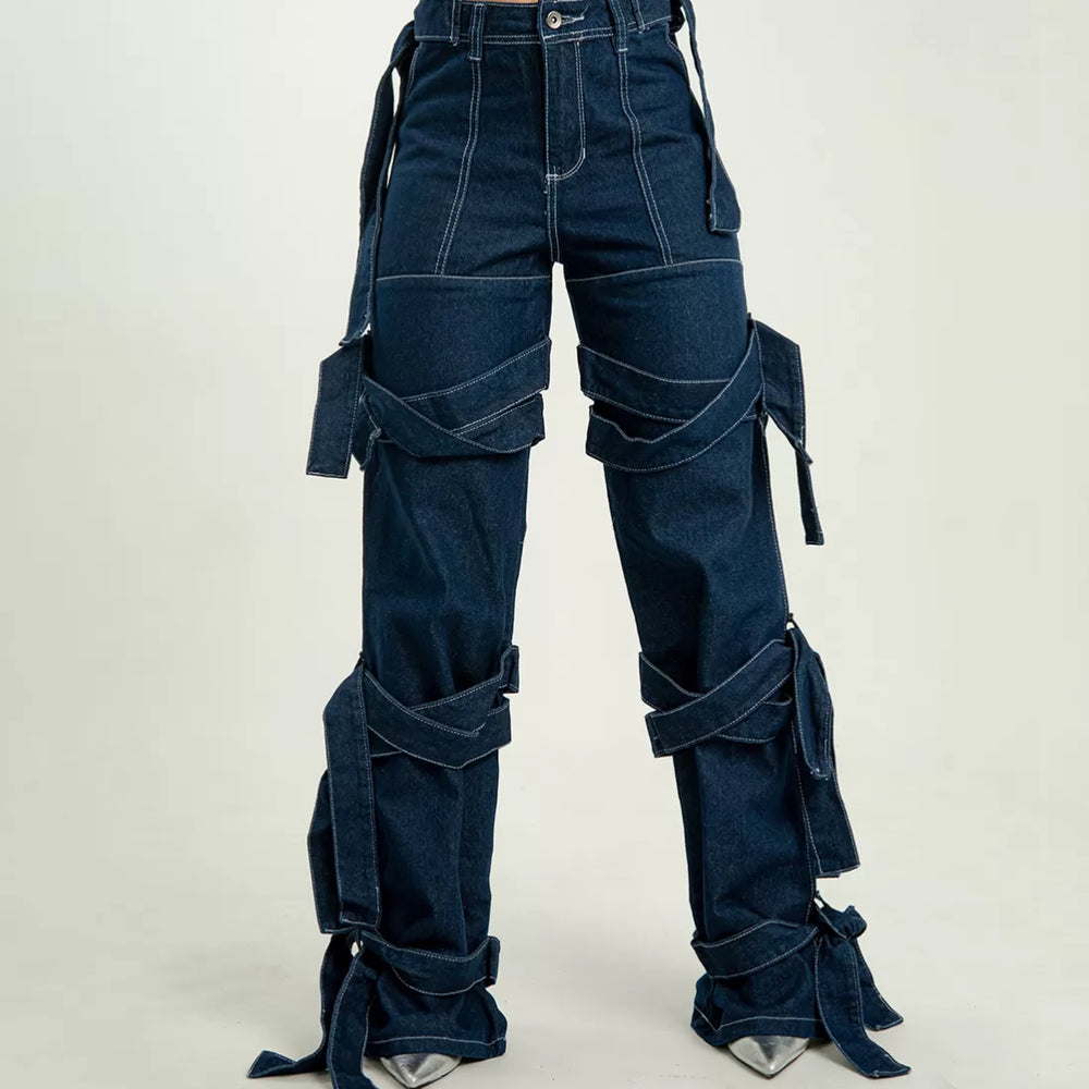 
                      
                        Mid Rise Straight Jeans
                      
                    