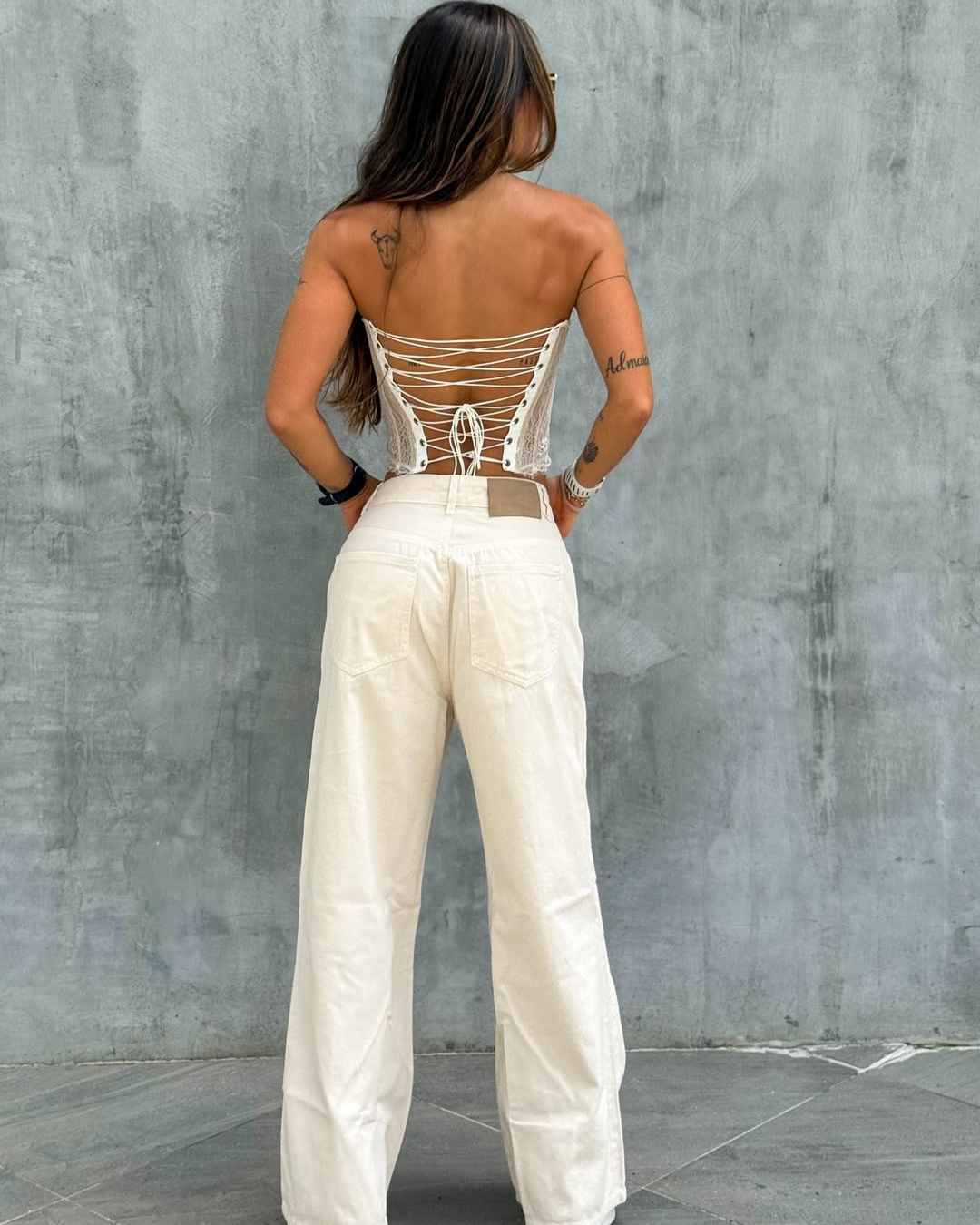 wide leg vanilla alien jeans