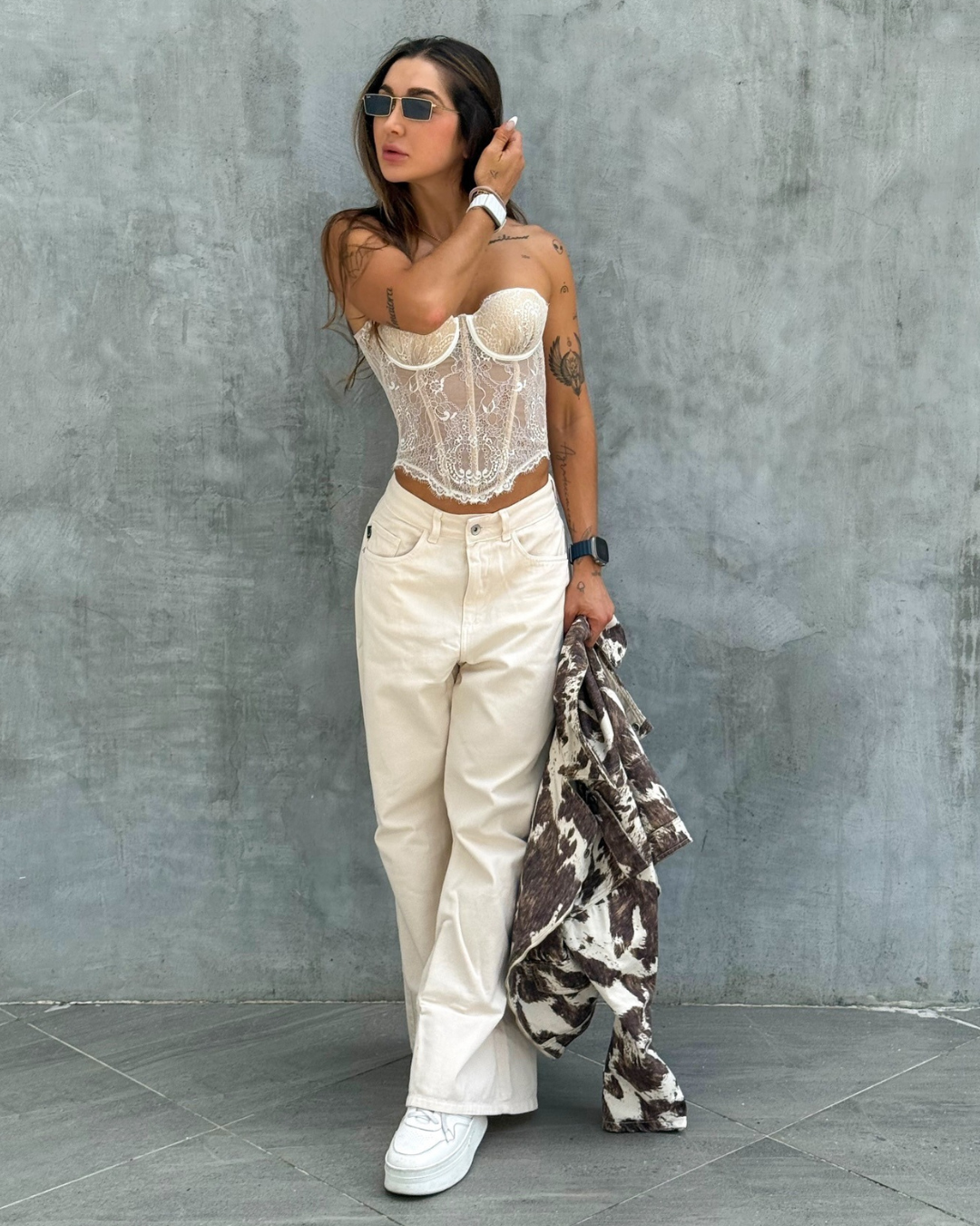 wide leg vanilla alien jeans