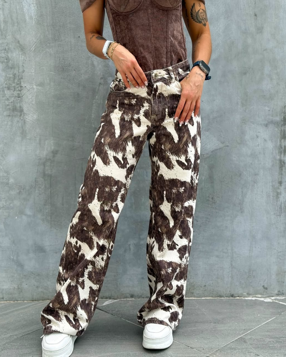 straight cow alien jeans