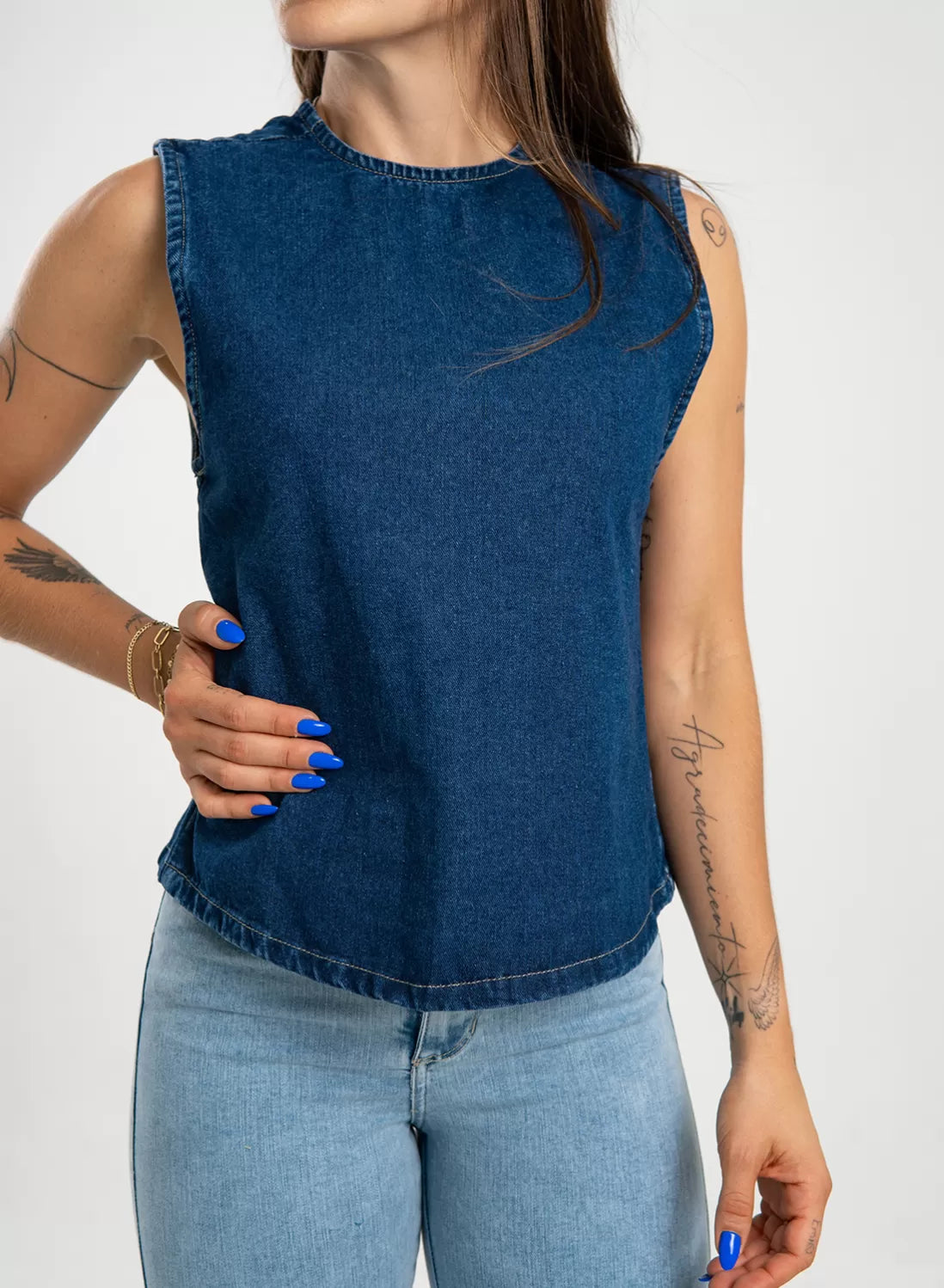 Denim Tank Top